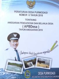 PERDES NOMOR 6 TAHUN 2018 TENTANG APBDESA TAHUN ANGGARAN 2019